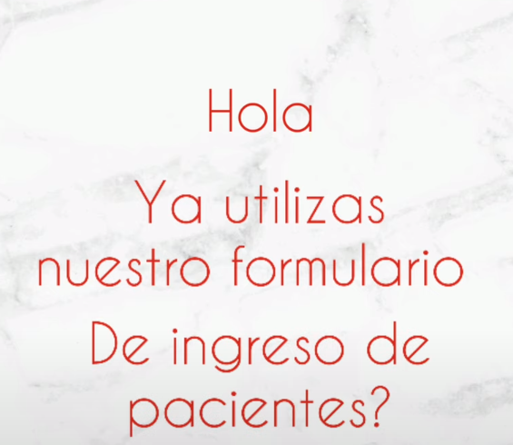 FORMULARIO DE INGRESO DE PACIENTES